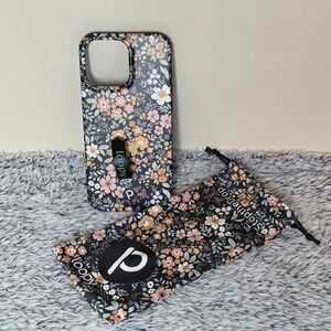Loopy Case Vintage Blooms Pattern with Sleeve for iPhone 16 Pro Max